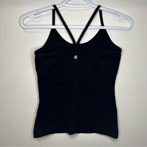 Lululemon Black Strappy Tank Size 6 No Tag